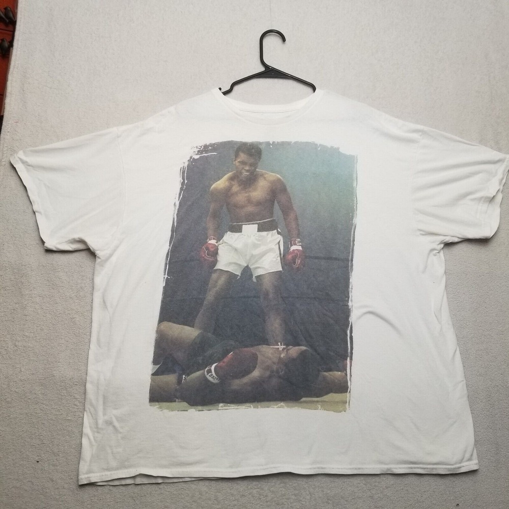 Muhammad Ali Brand white Shirt‎ Men's Size 3XL XXXL